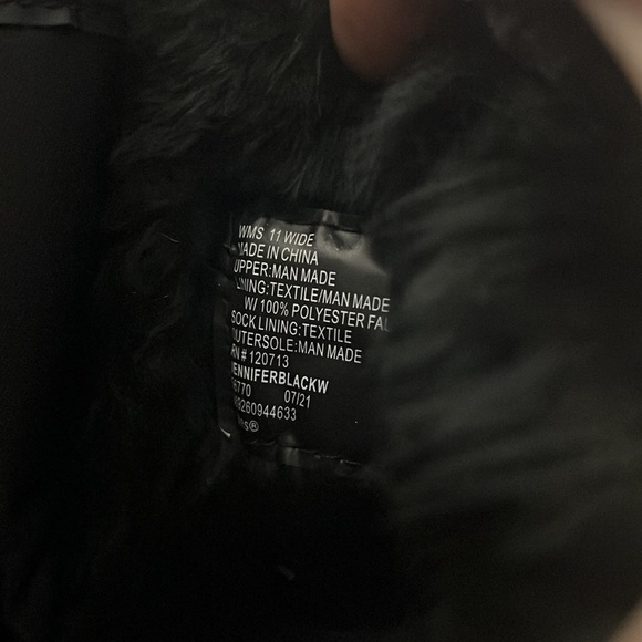 totes Women's  Jennifer Waterproof Snow Boots black Wide Width size 11W - Picture 10 of 17